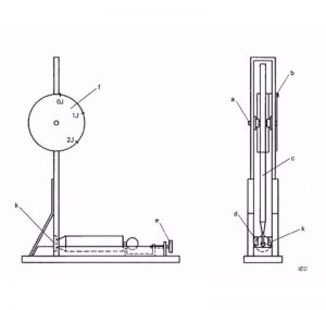 calibration device for spring hammer