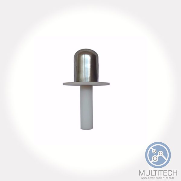 cylindrical rod with hemispherical end for
